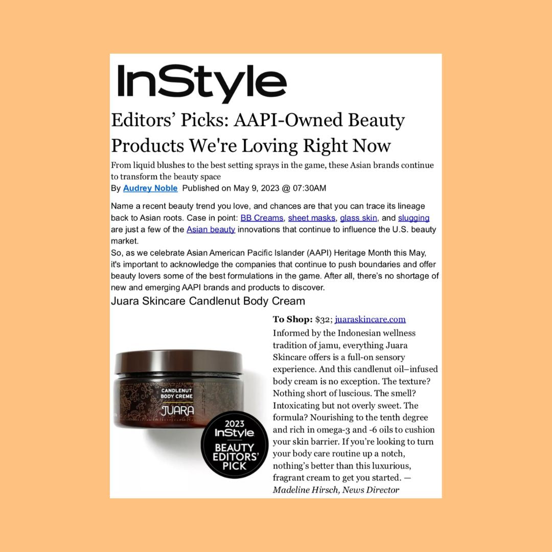 In Style: Editors' Picks: AAPI-Owned Beauty Products We're Loving Right Now JUARA Skincare