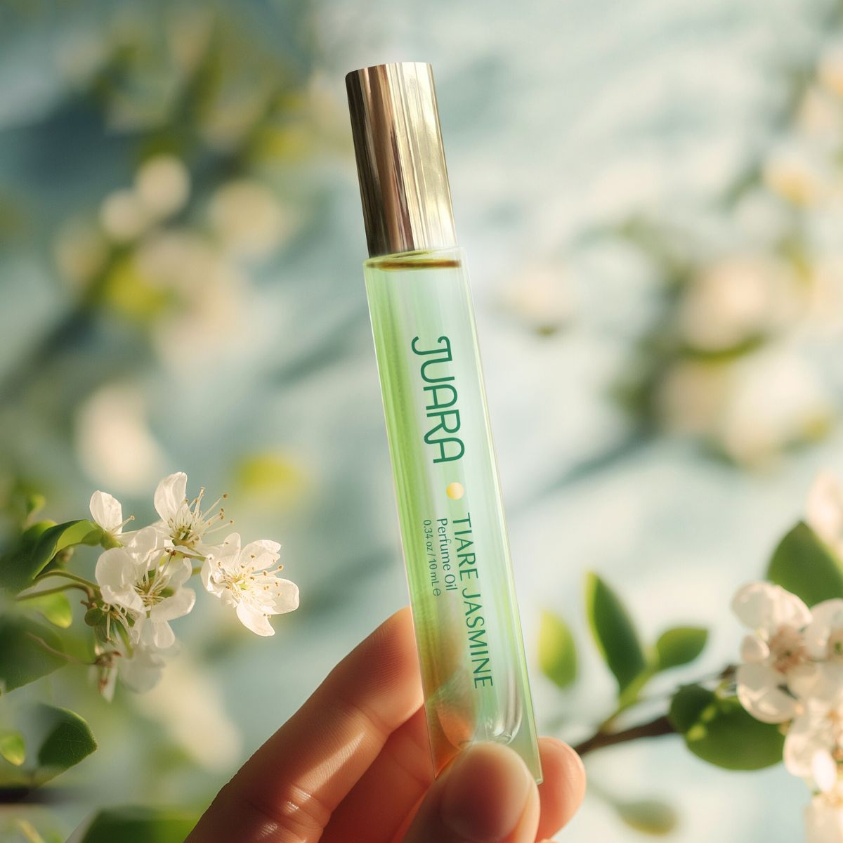 Tiare Jasmine Perfume Oil, 0.34 oz