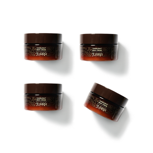 4-Pack of Travel Size Candlenut Body Creme, 1.5 oz from JUARA Skincare