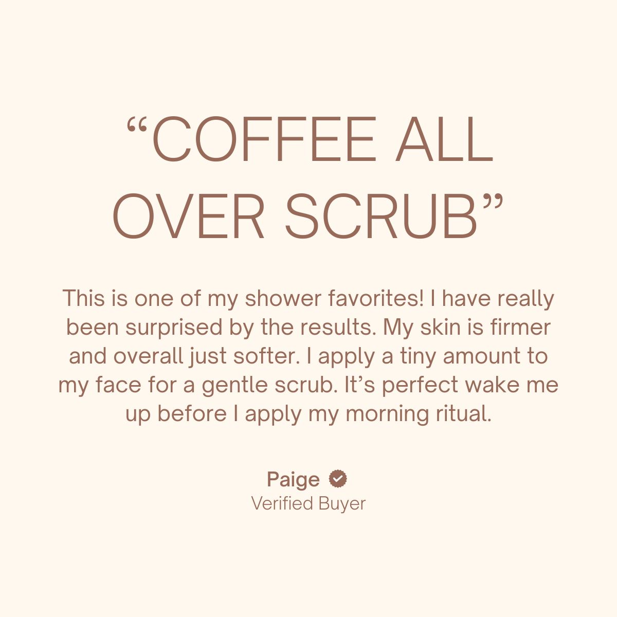 Invigorating Coffee Body Scrub, 8 oz