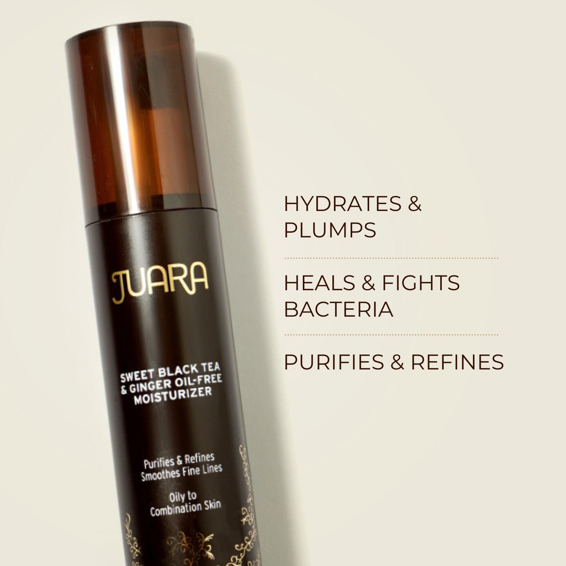 Oil-Free Moisturizer, Black Tea & Ginger, 1.7 oz
