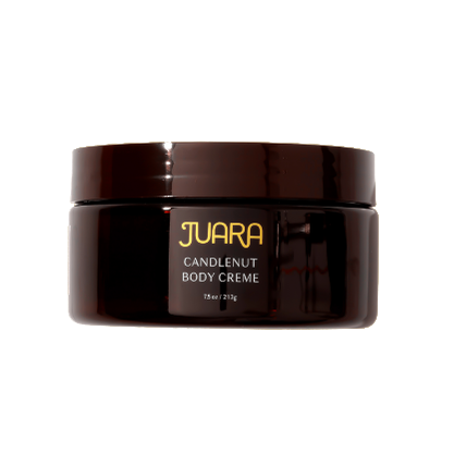 JUARA Candlenut Body Creme jar
