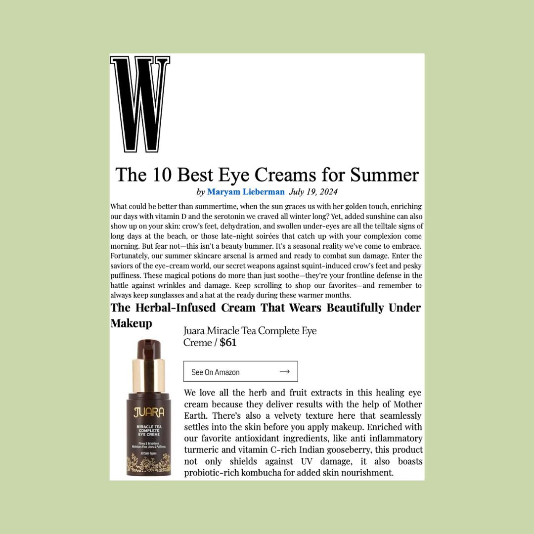W MAGAZINE: The 10 Best Eye Creams for Summer