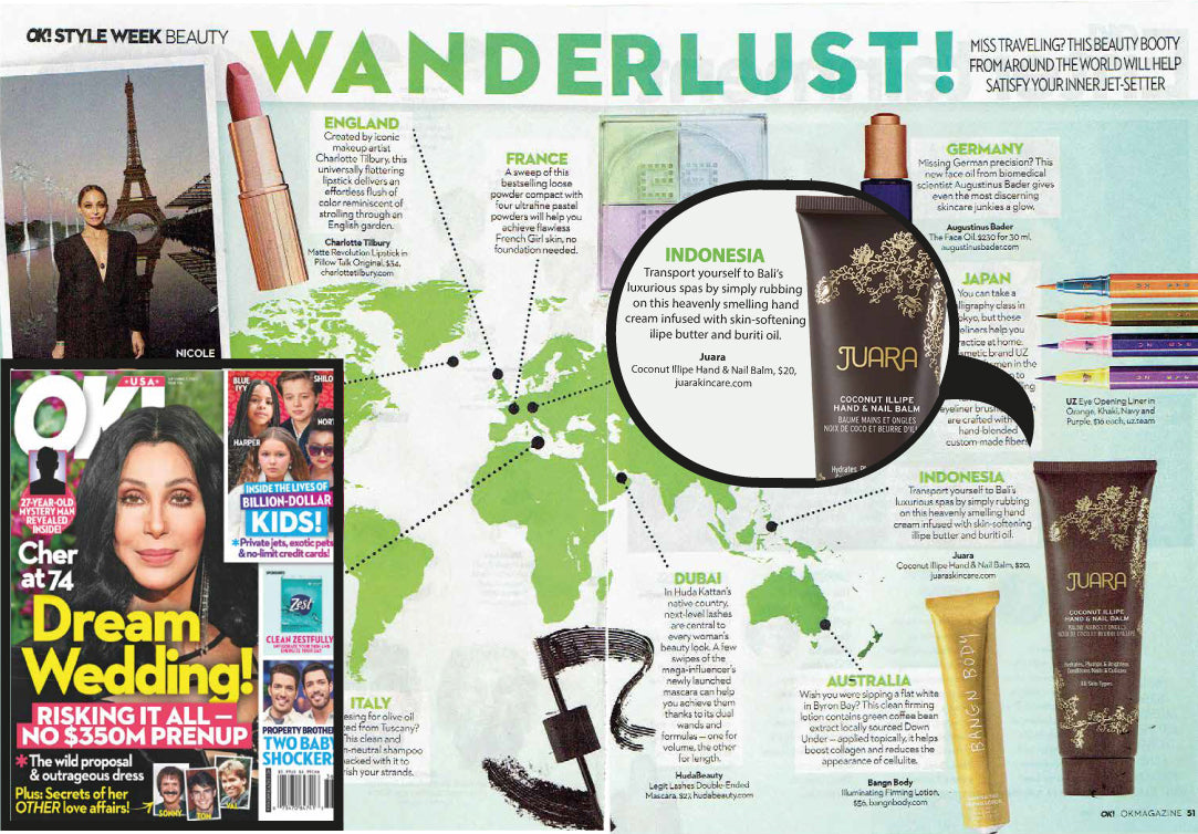 JUARA IN OK! MAGAZINE : Style Week Beauty JUARA Skincare