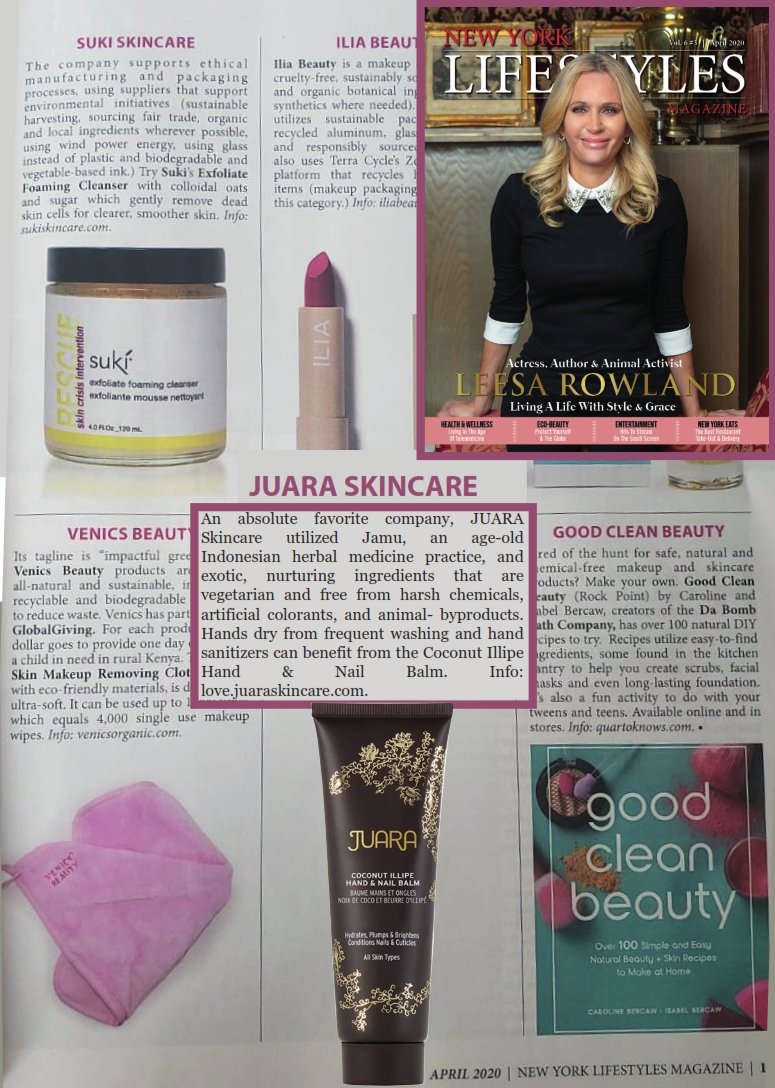 NEW YORK LIFESTYLES MAGAZINE: Living A Life With Style & Grace JUARA Skincare