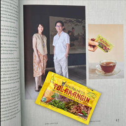 JUARA’s wellness collection features the “get well” Jamu Tolak Angin and “Jamu Lifestyle”, a luxurious book showcasing the recipes, how-tos, and beautiful stories of this traditional way of life. 