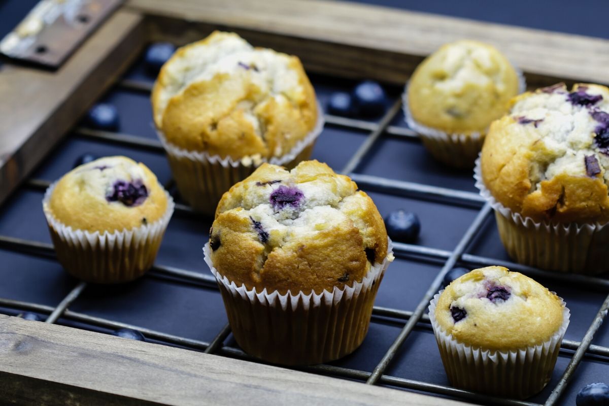 Turmeric in Sweets? Try these Delicious Blueberry Peach Turmeric Muffins! JUARA Skincare