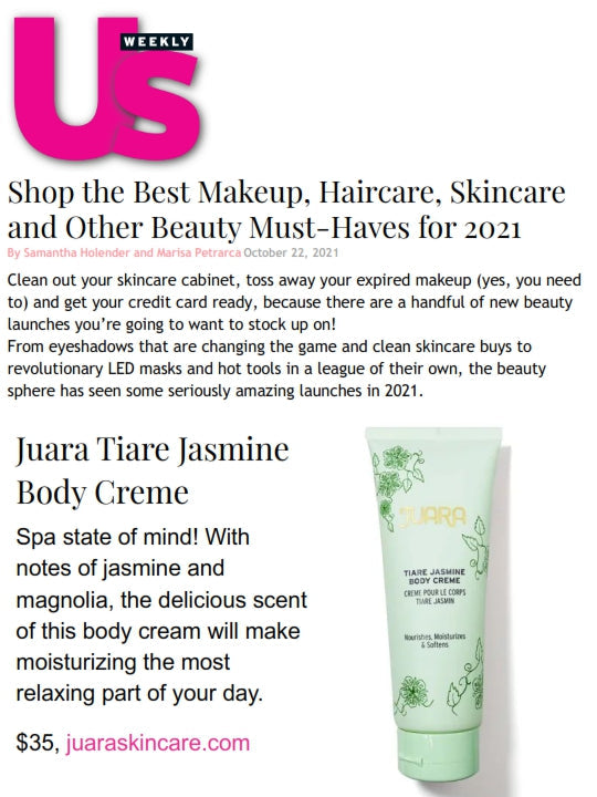 US Magazine: Shop the Best Makeup, Haircare, Skincare and Other Beauty Must-Haves for 2021 JUARA Skincare