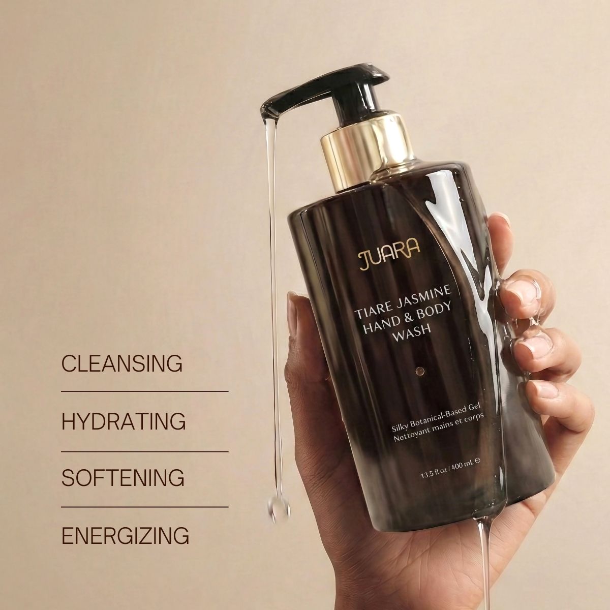 Tiare Jasmine Hand and Body Wash, 400mL