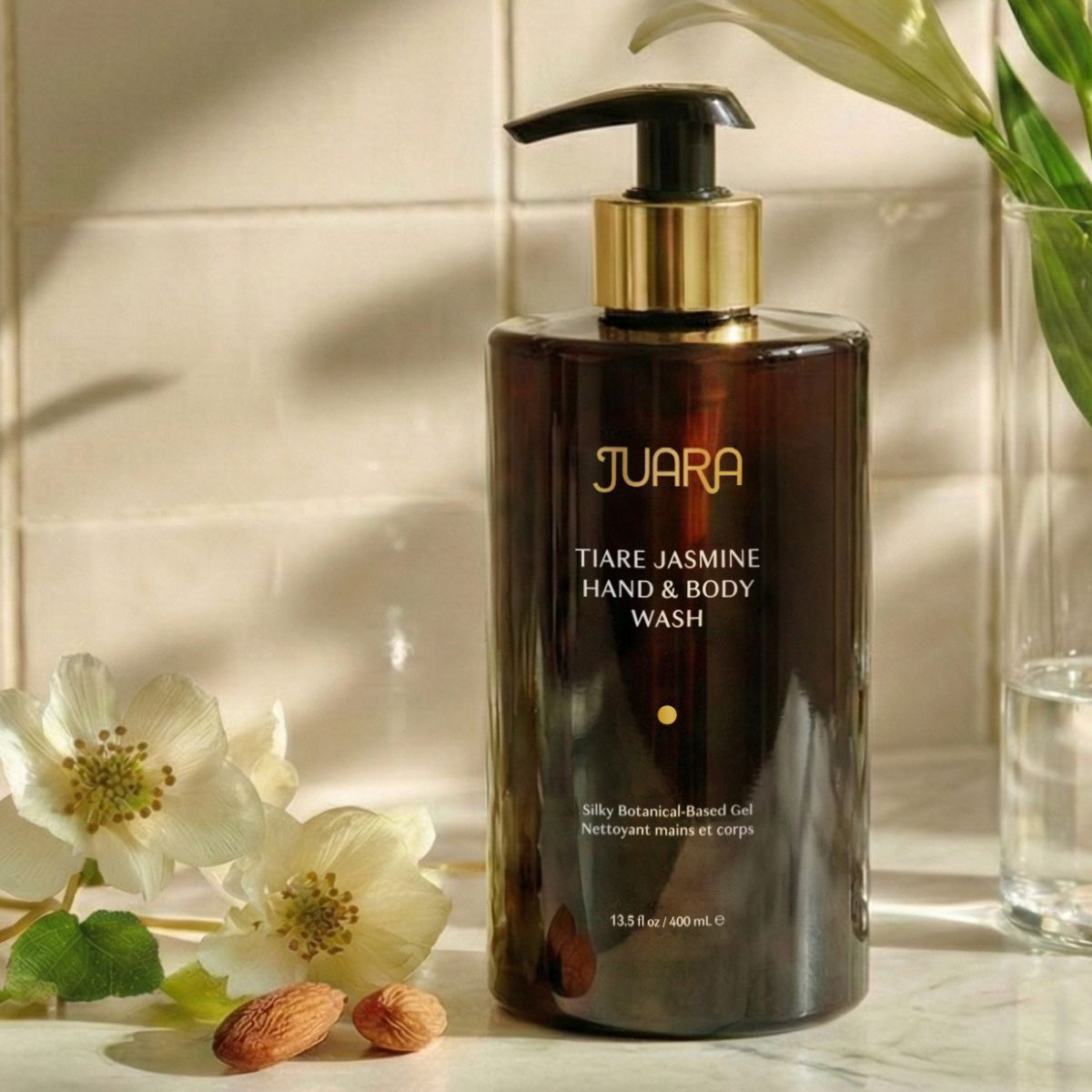 Tiare Jasmine Hand and Body Wash, 400mL