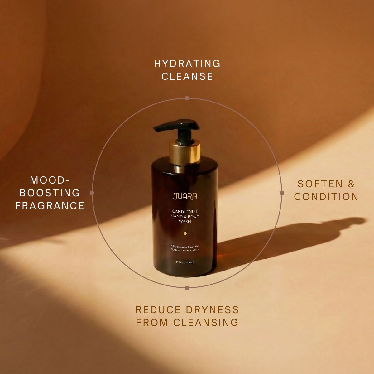 Candlenut Hand and Body Wash, 400mL