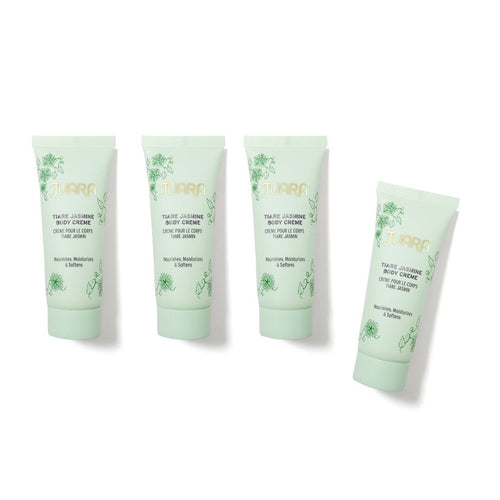 4-Pack Travel Size Tiare Jasmine Body Creme, 1.5 oz from JUARA Skincare