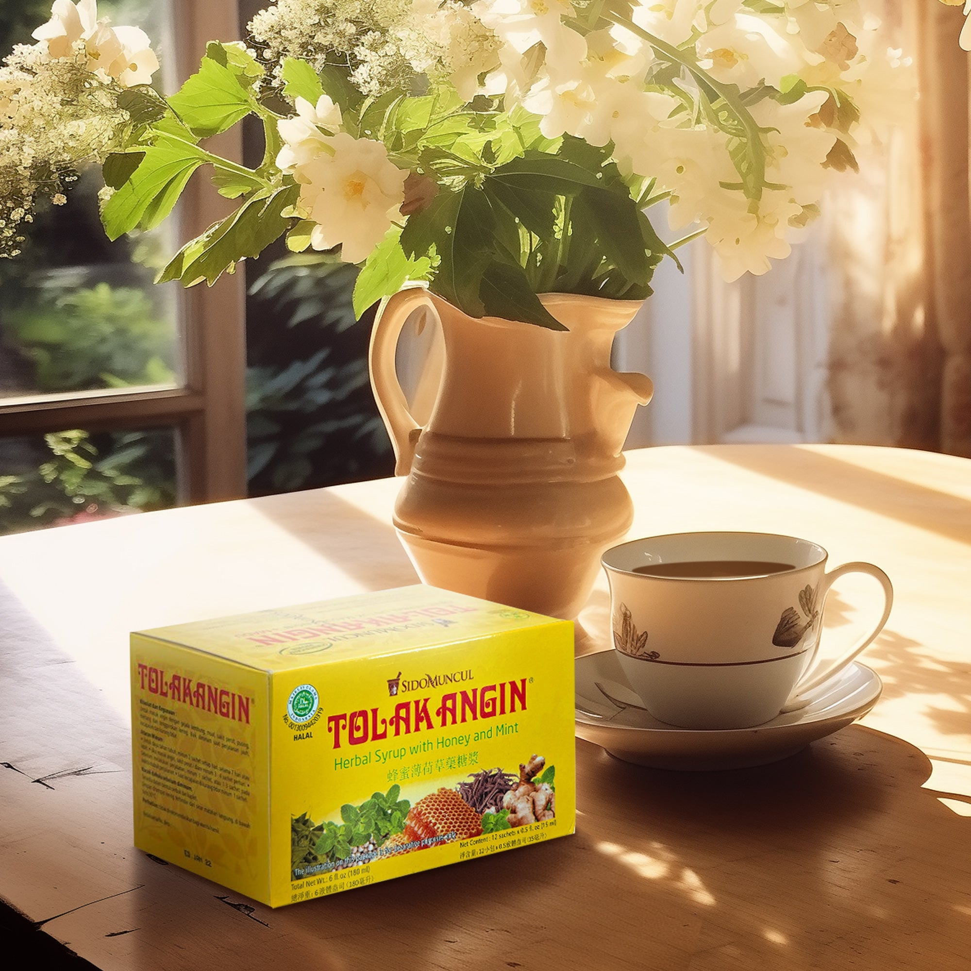 Tolak Angin Herbal Syrup with Honey and Mint