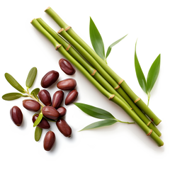 BAMBOO AND JOJOBA BEADS