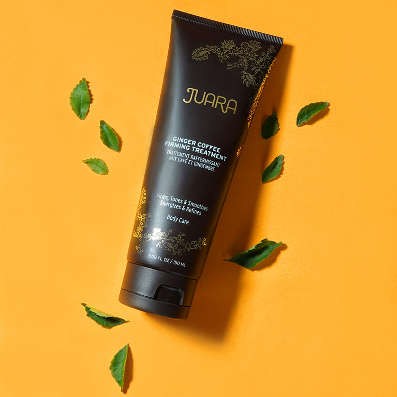 Smooth, plump, and hydrate your skin with this unique formula that combines coffee and ginger
